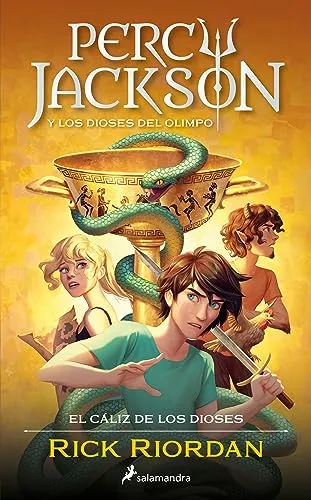 Portada de Percy Jackson y el cáliz de los dioses