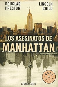 Los Asesinatos de Manhattan book cover with skyline