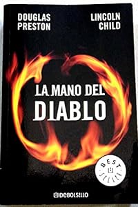 La Mano del Diablo book cover with fiery ring.