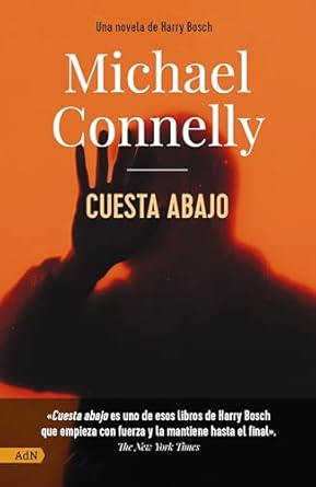 Michael Connelly's "Cuesta Abajo" book cover.