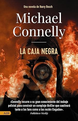 Book cover of "La Caja Negra" by Michael Connelly.