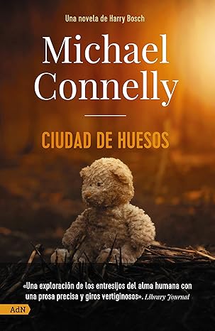 Michael Connelly's City of Bones book cover with teddy bear.